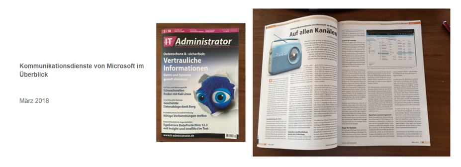 IT Administrator – Kommunikationsdienste von Microsoft im Überblick