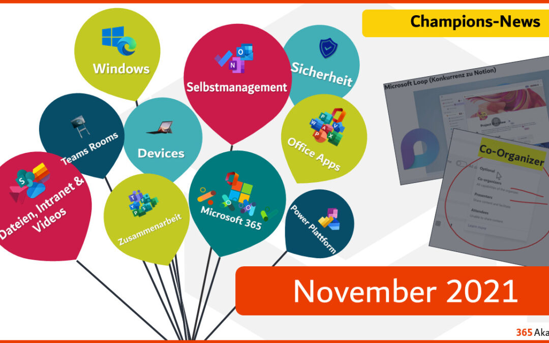📣 Microsoft 365 – Neuigkeiten im November