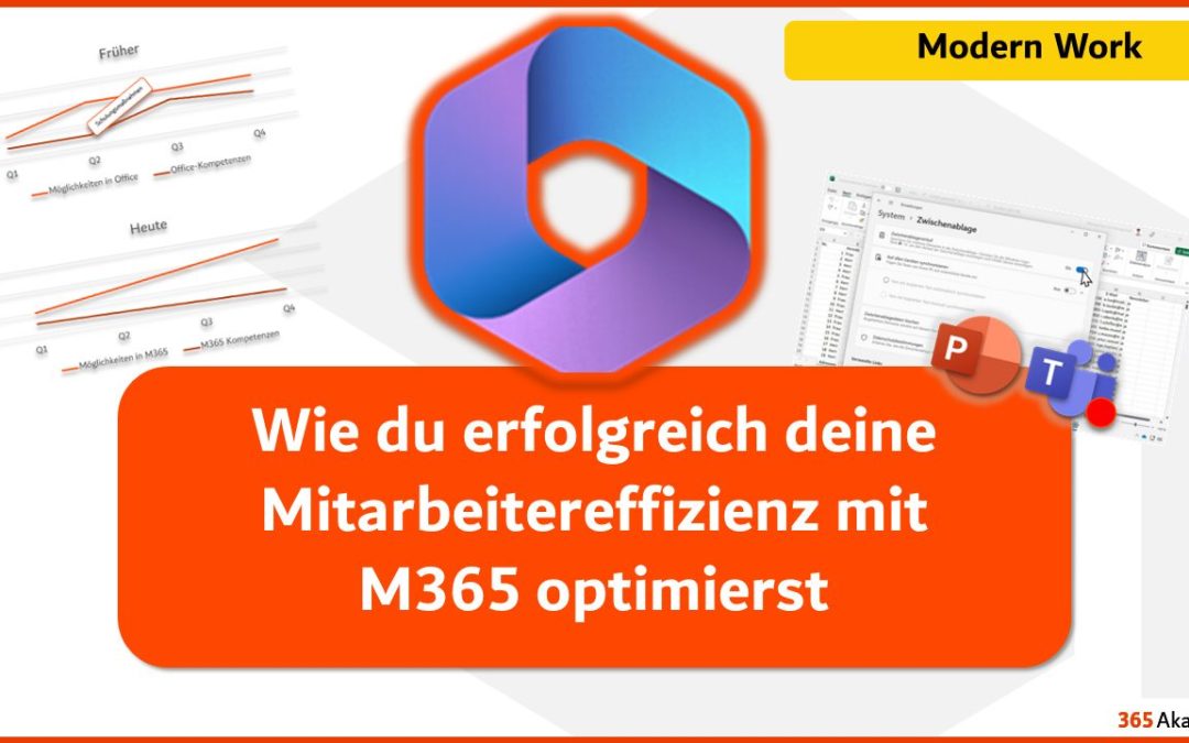 Wie du erfolgreich deine Mitarbeitereffizienz mit M365 optimierst