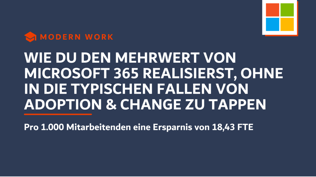 Wie du den Mehrwert von M365 realisierst