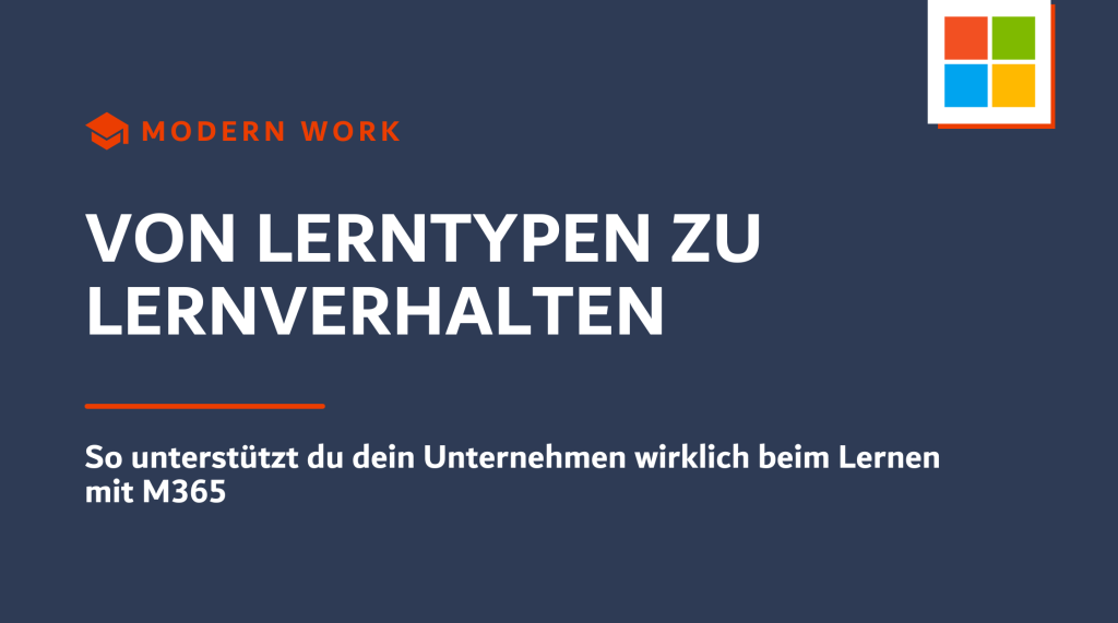 Von Lerntypen zu Lernverhalten Blogbeitragsbild